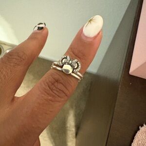 Pandora Mickey & Minnie ring set